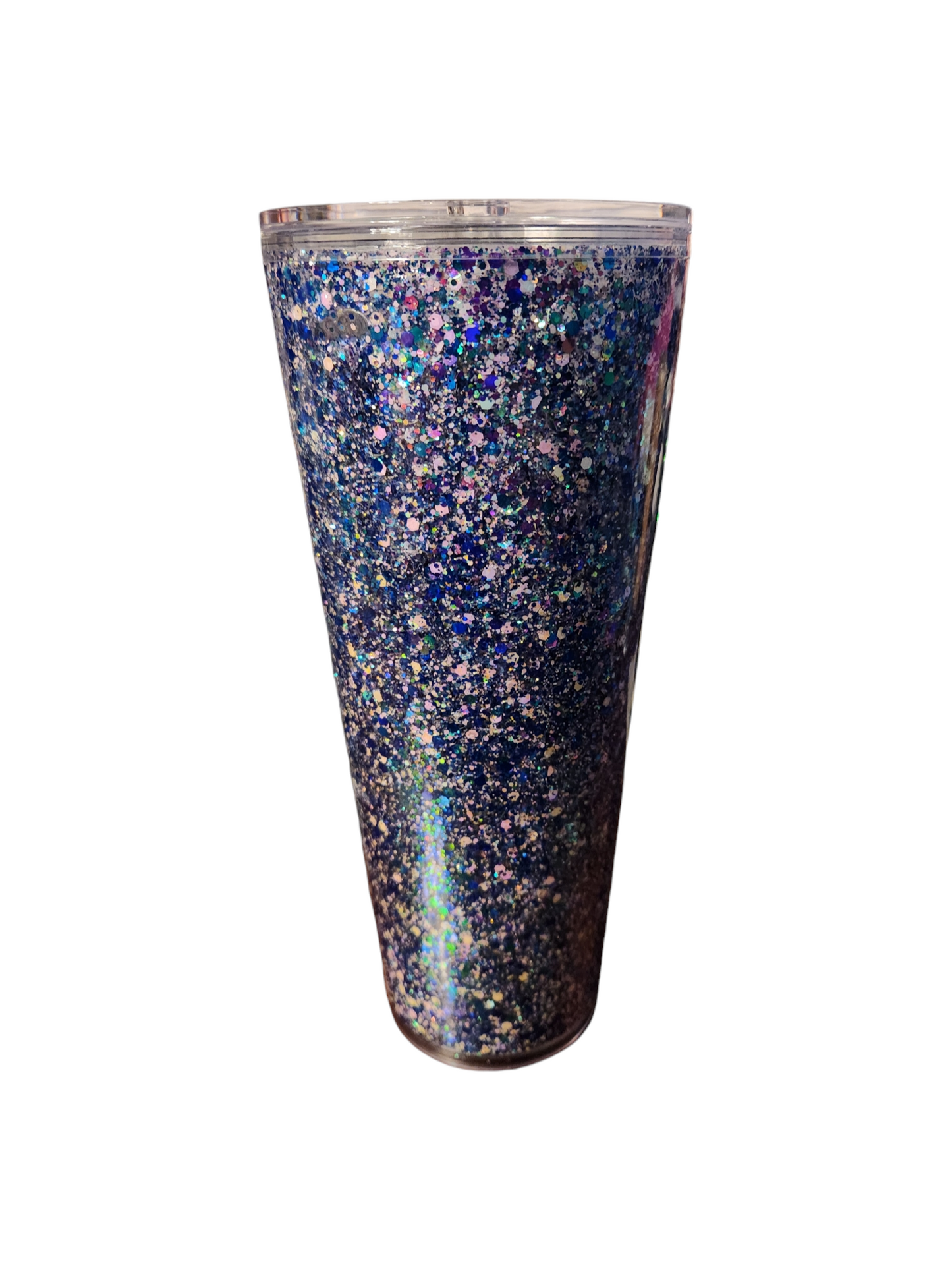 24oz Acrylic Snow Globe Tumbler with Straw