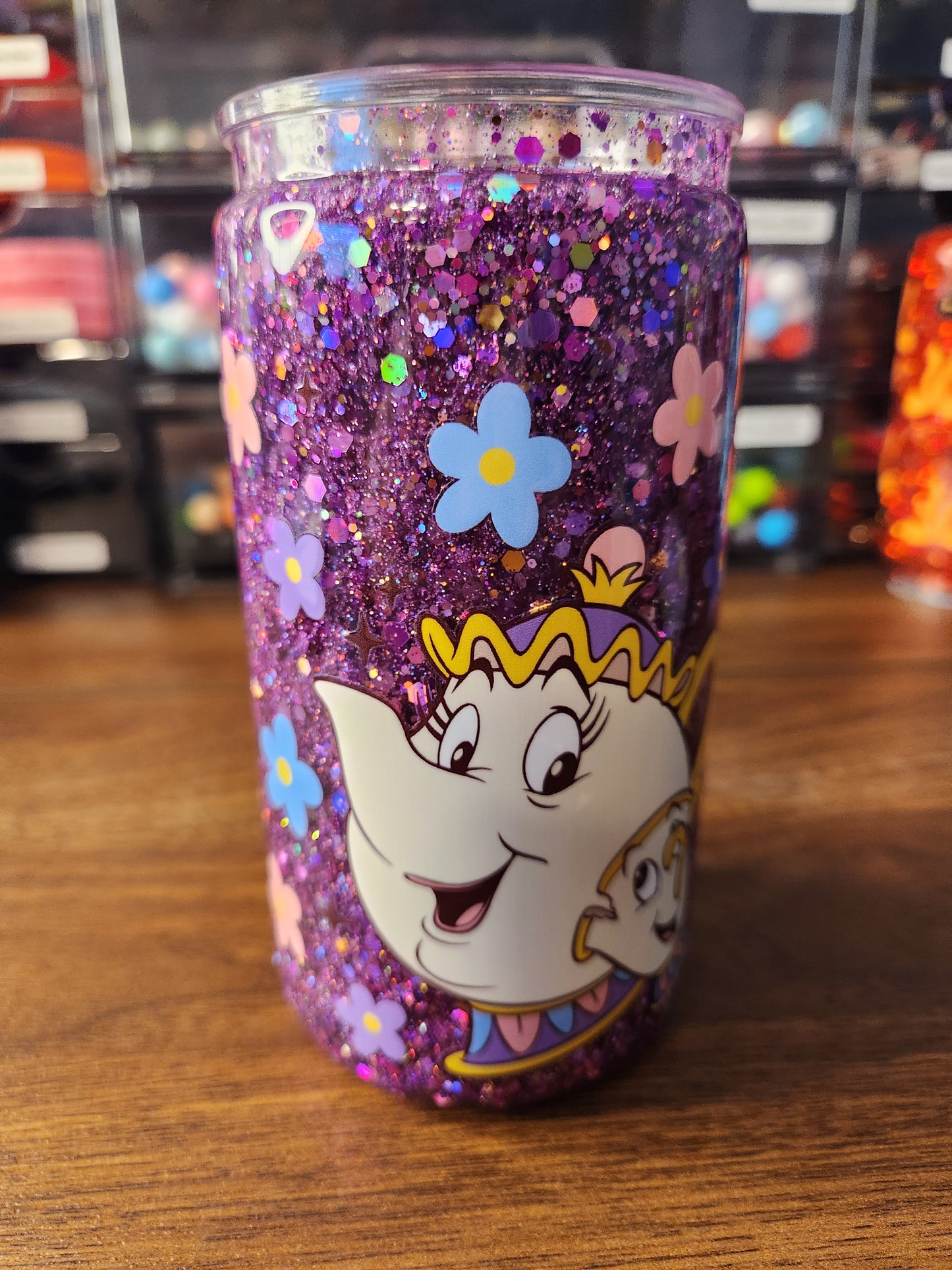 Mrs. Potts Acrylic Snow Globe