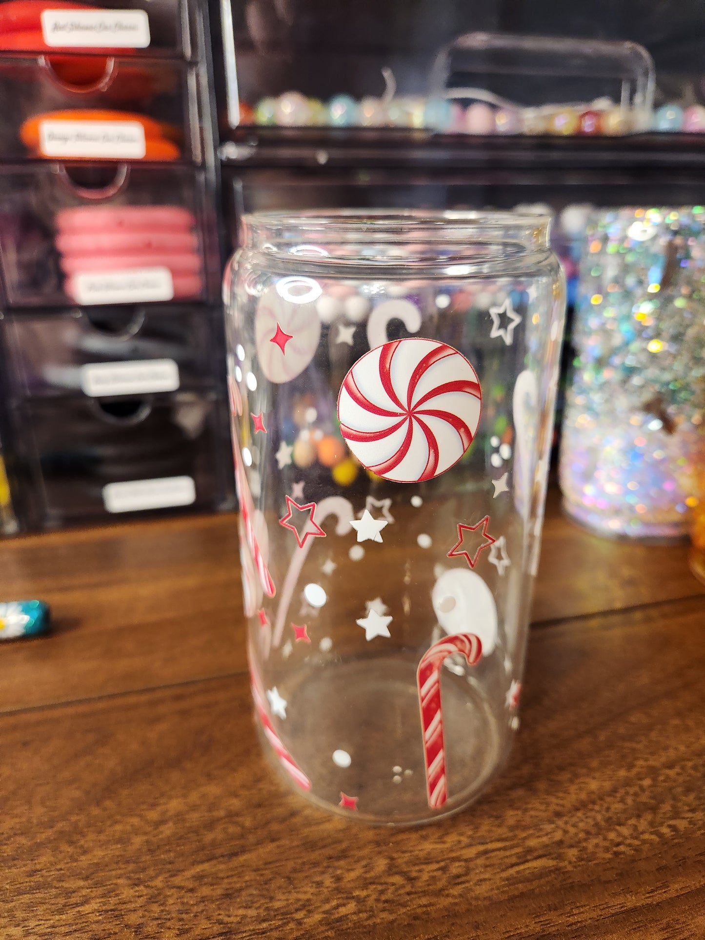 Candy Cane & Peppermint Tumbler