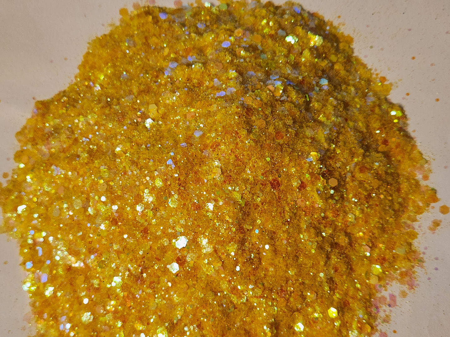 Brenda's Custom Mix: Sunshine Yellow: Glitter #24