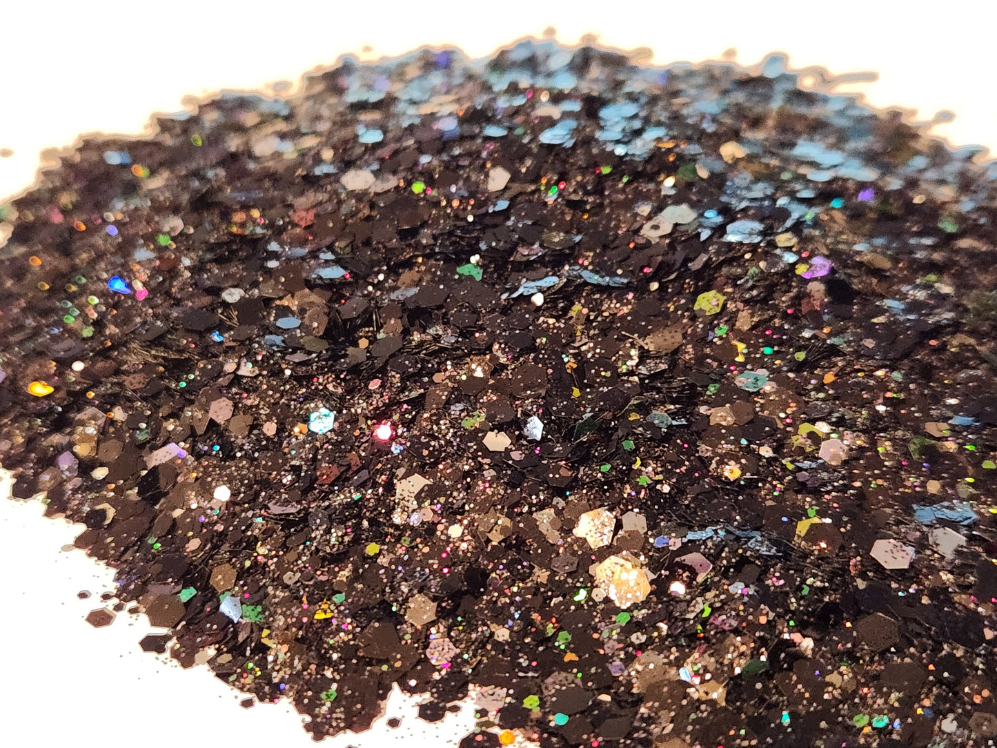 Brenda's Custom Mix: Coal Miner: Glitter #23