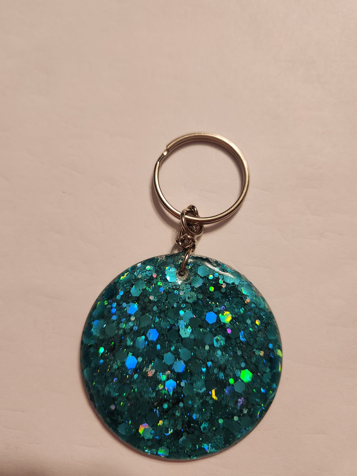 Round Acrylic Resin Keychain
