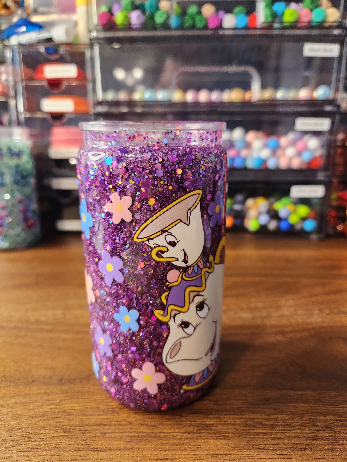 Mrs. Potts Acrylic Snow Globe