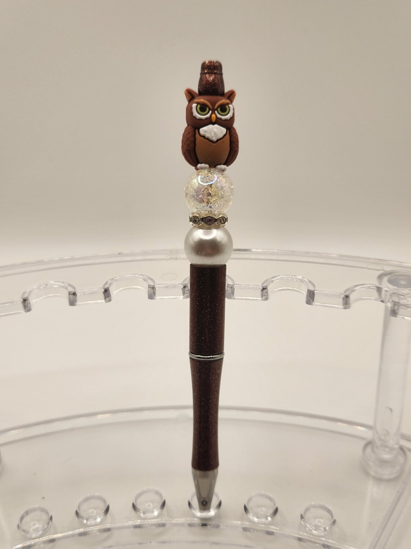 3D Owl Beaded Pen