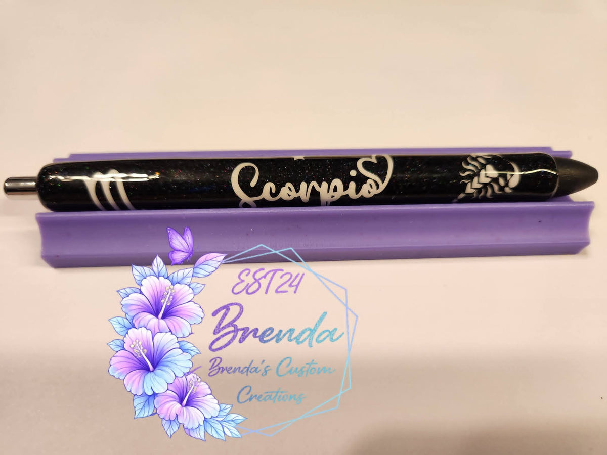 Zodiac Glitter Pen Signs