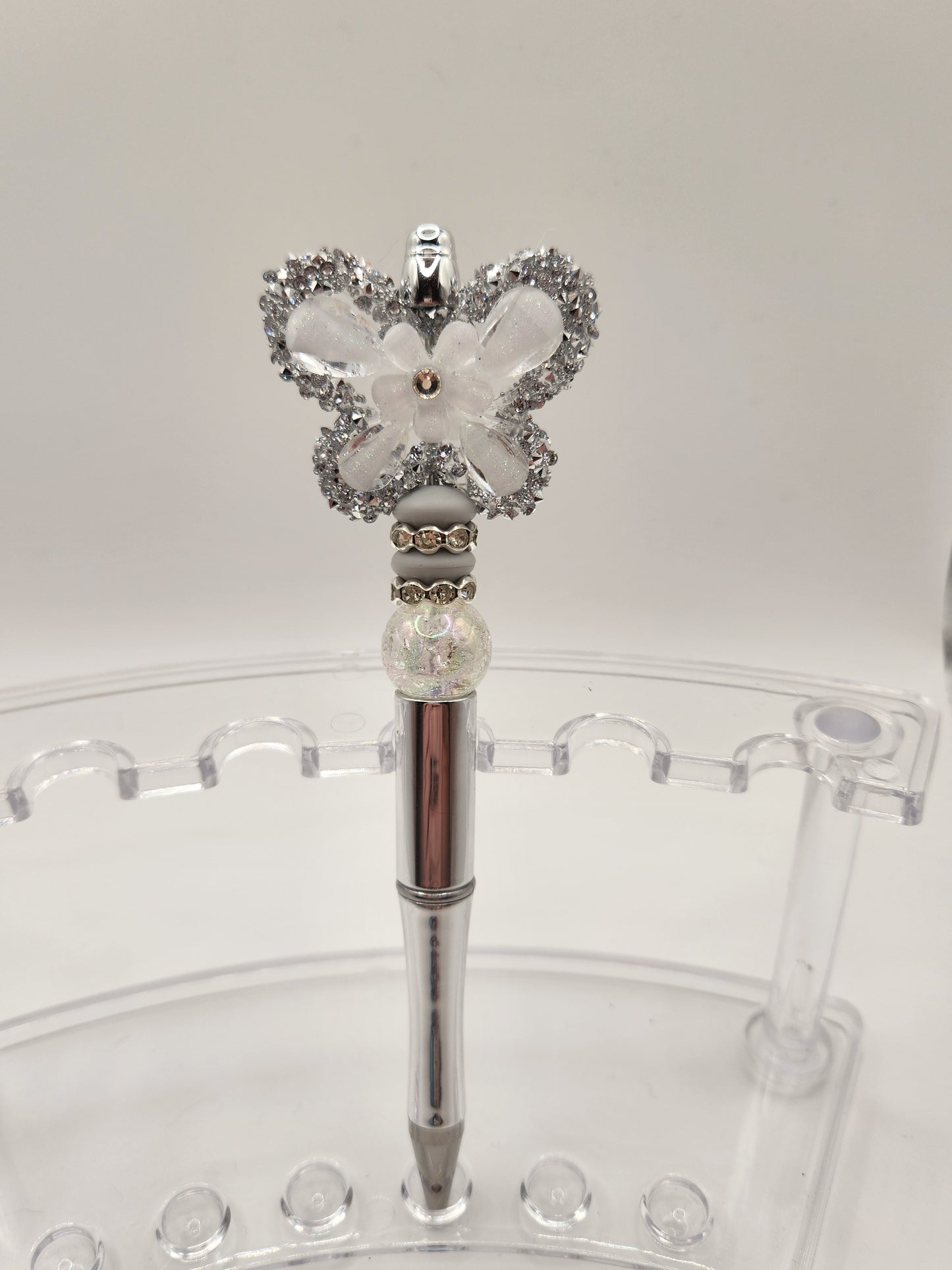 Large Sliver Butterfly Pen