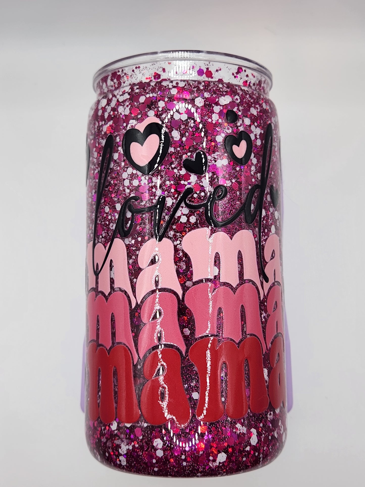 Blessed Mama Acrylic Snow Globe Cup