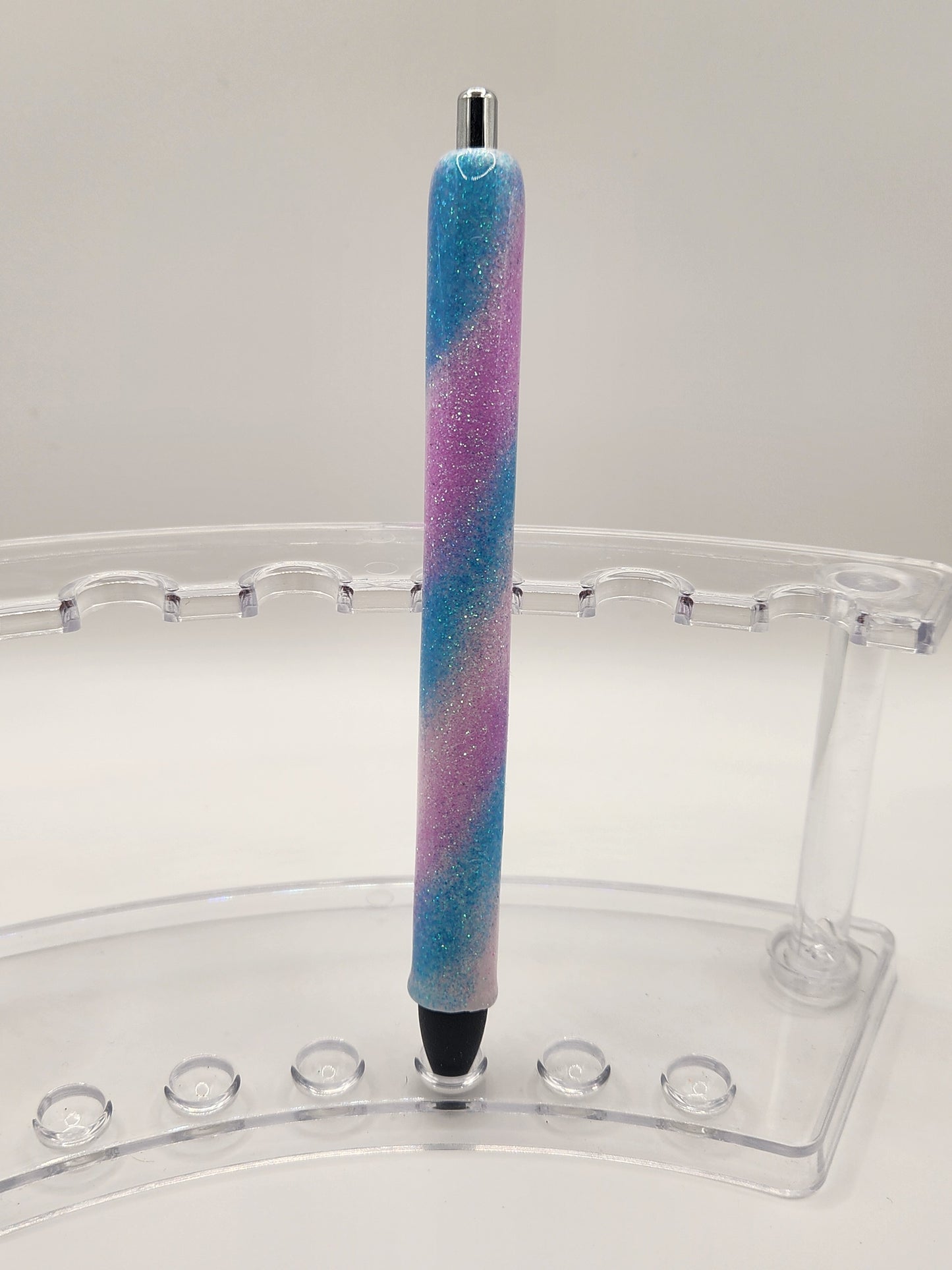 Cotton Candy Swirl Glitter Pen