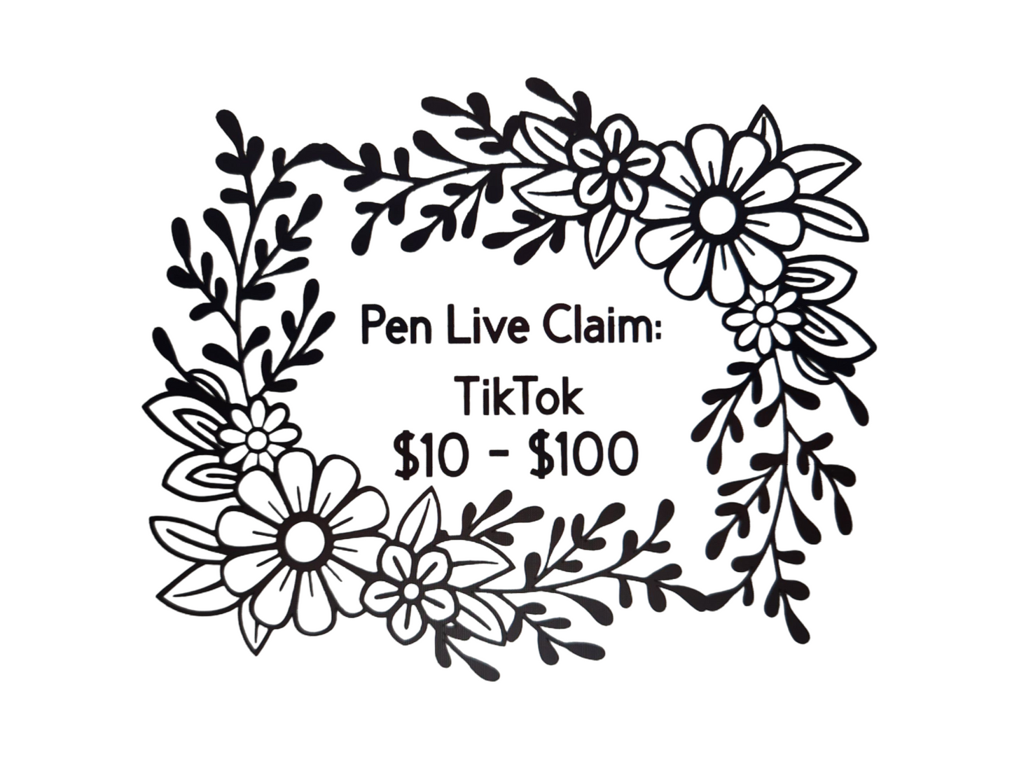 Live Pen Claim: TikTok