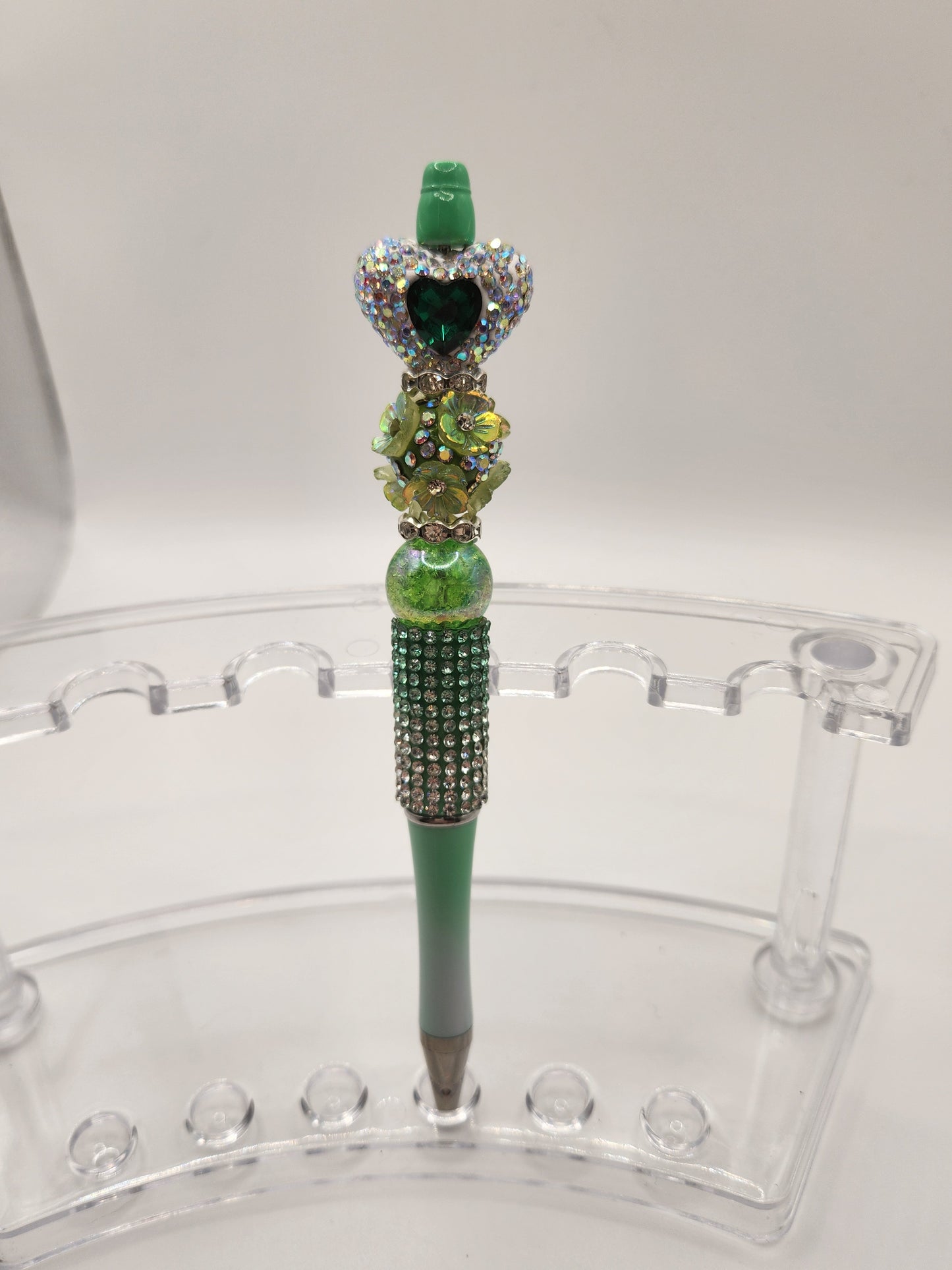 Emerald Green Gem Heart