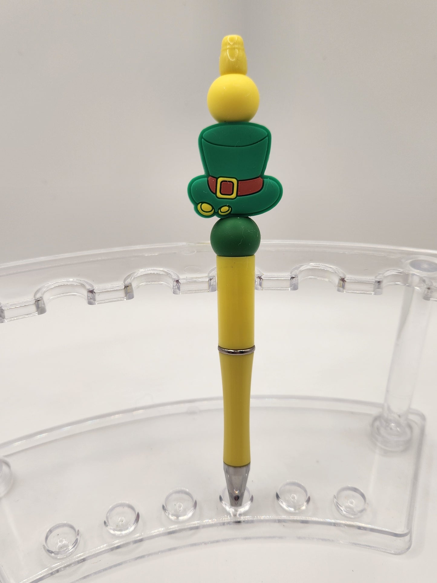St. Patrick's Day Hat Beaded Pen