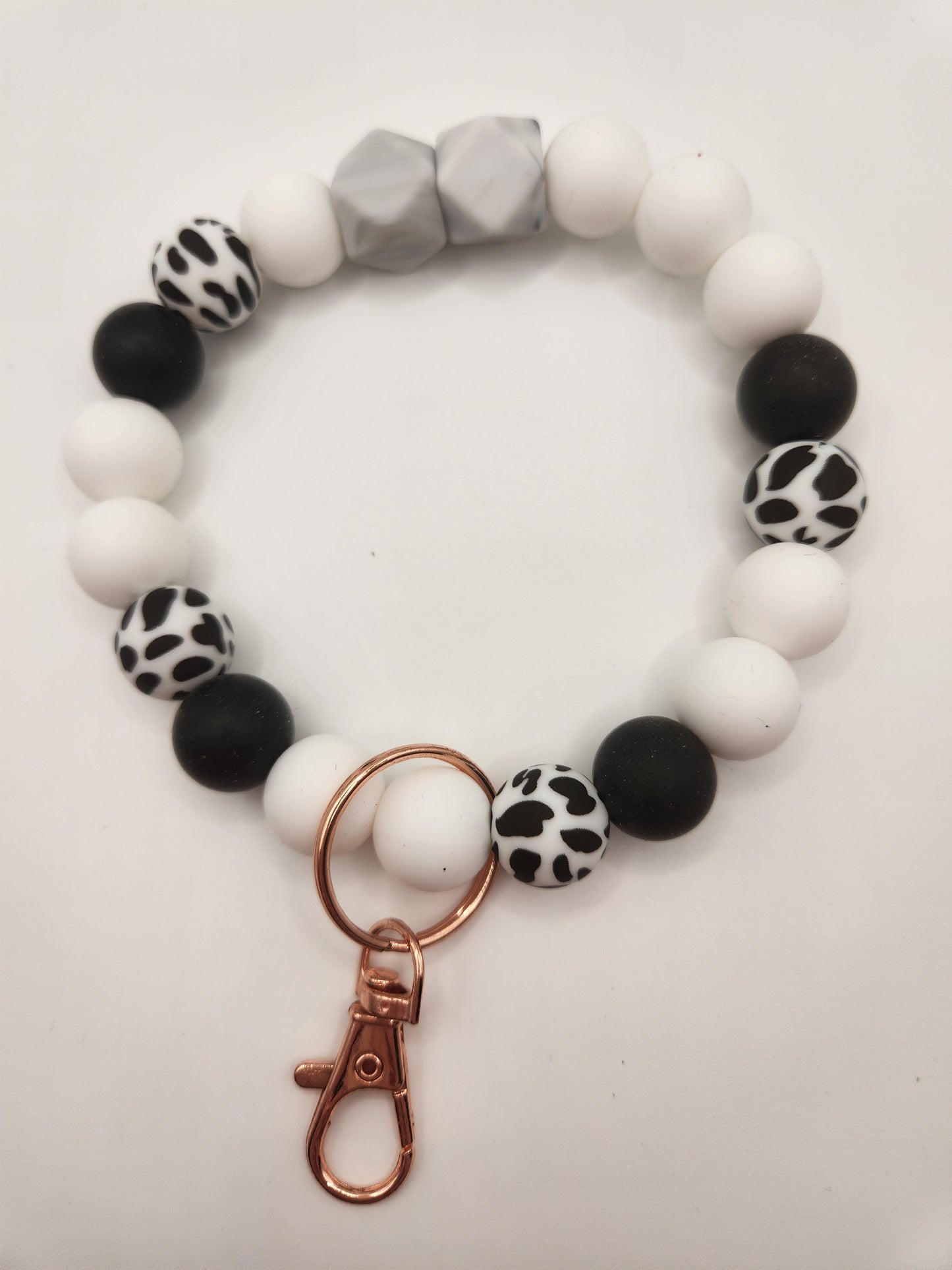 Cow Print Wristlet