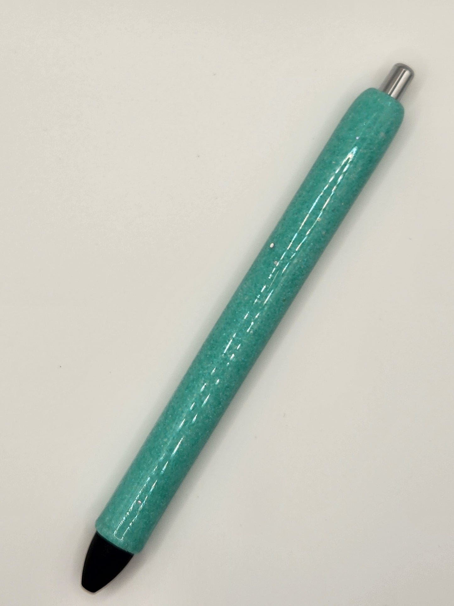 Teal Glitter Pen