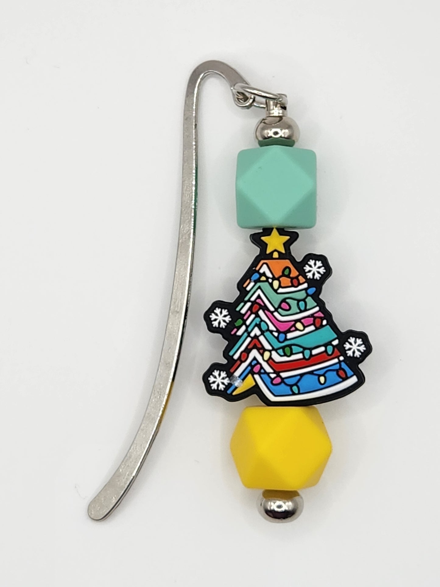 Christmas Tree Book: Pre-Made Beaded Bookmark