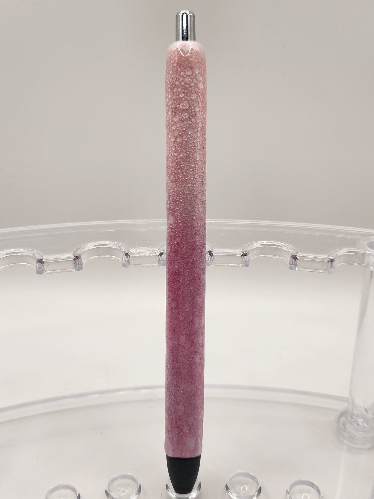 Pink Ombre Dragon Scale Glitter Pen