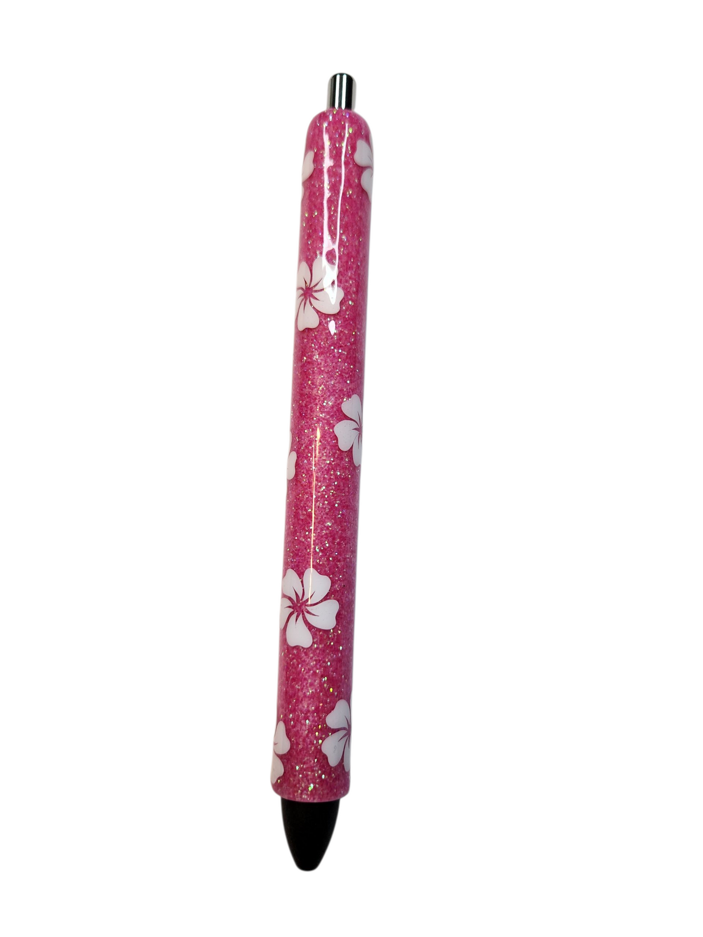 Pink Hibiscus Flower Pen