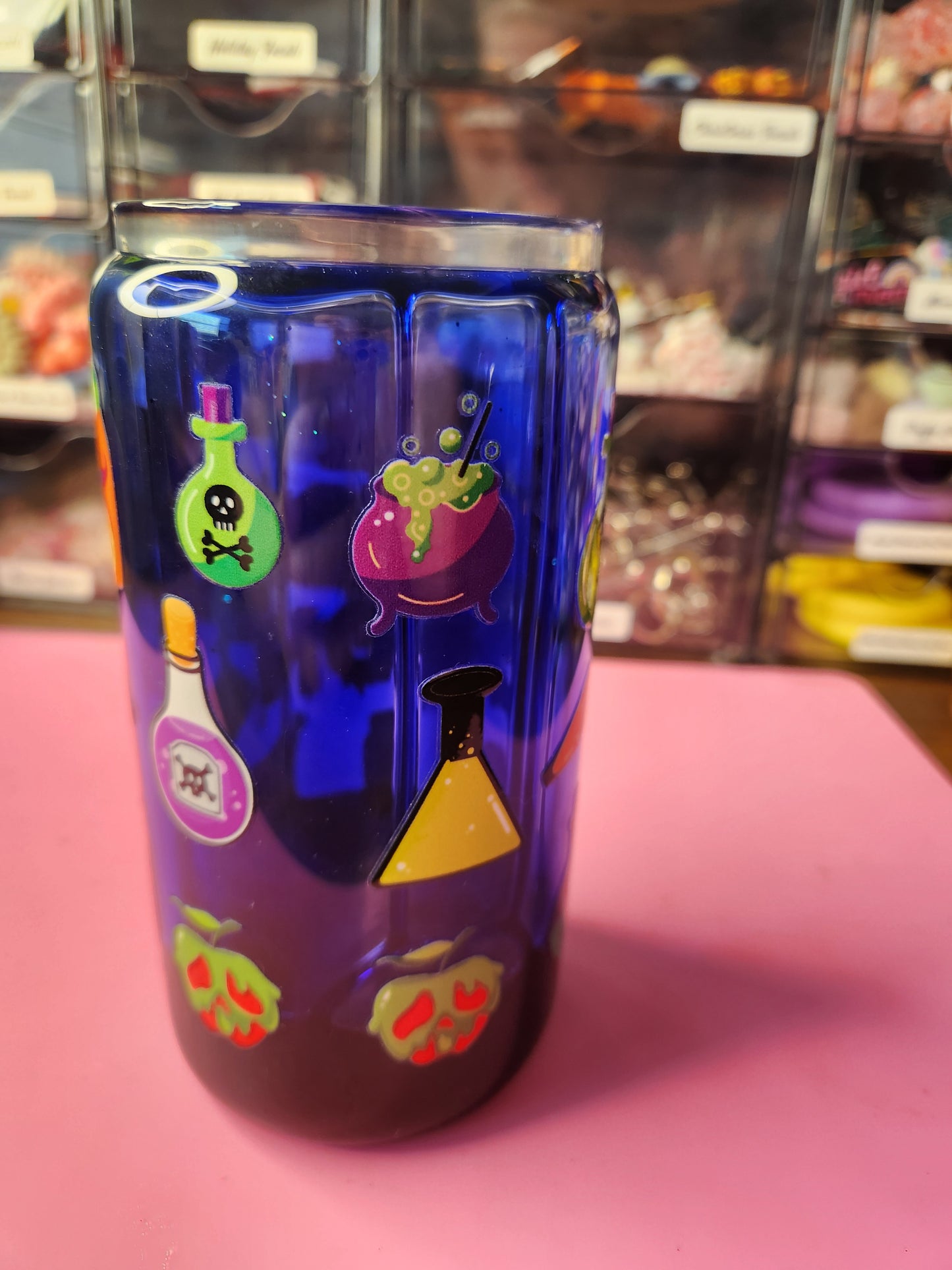 Pick Your Poison Glass Tumbler.