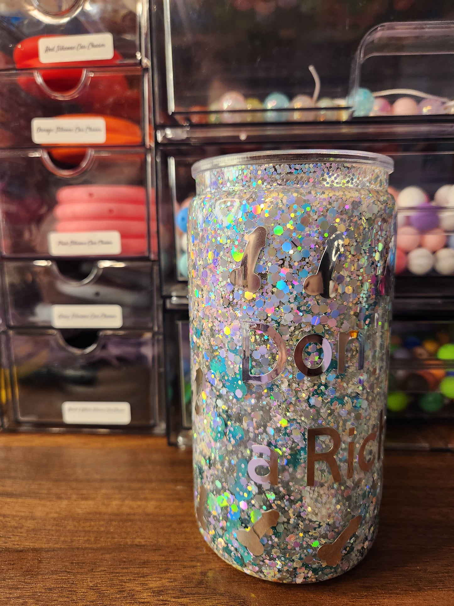Don't Be A Richard Acrylic Snow Globe Tumbler
