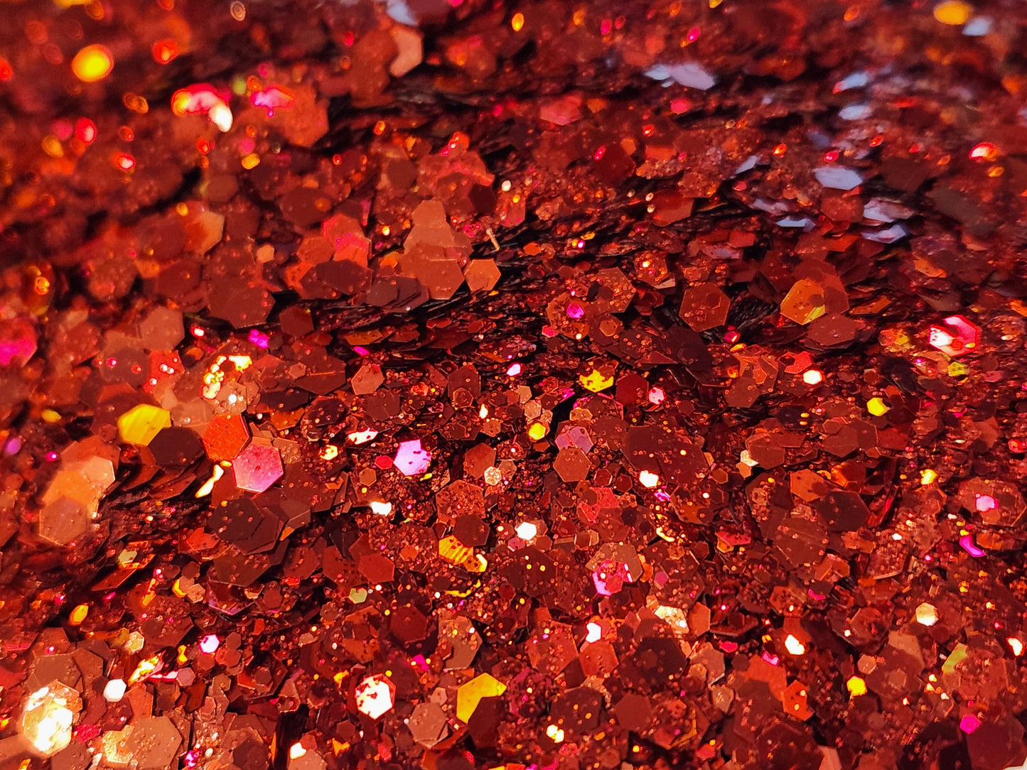 Chunky Red: Glitter #30
