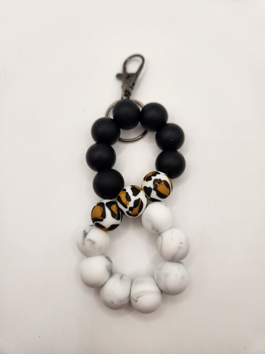 Leopard Infinity Keychain