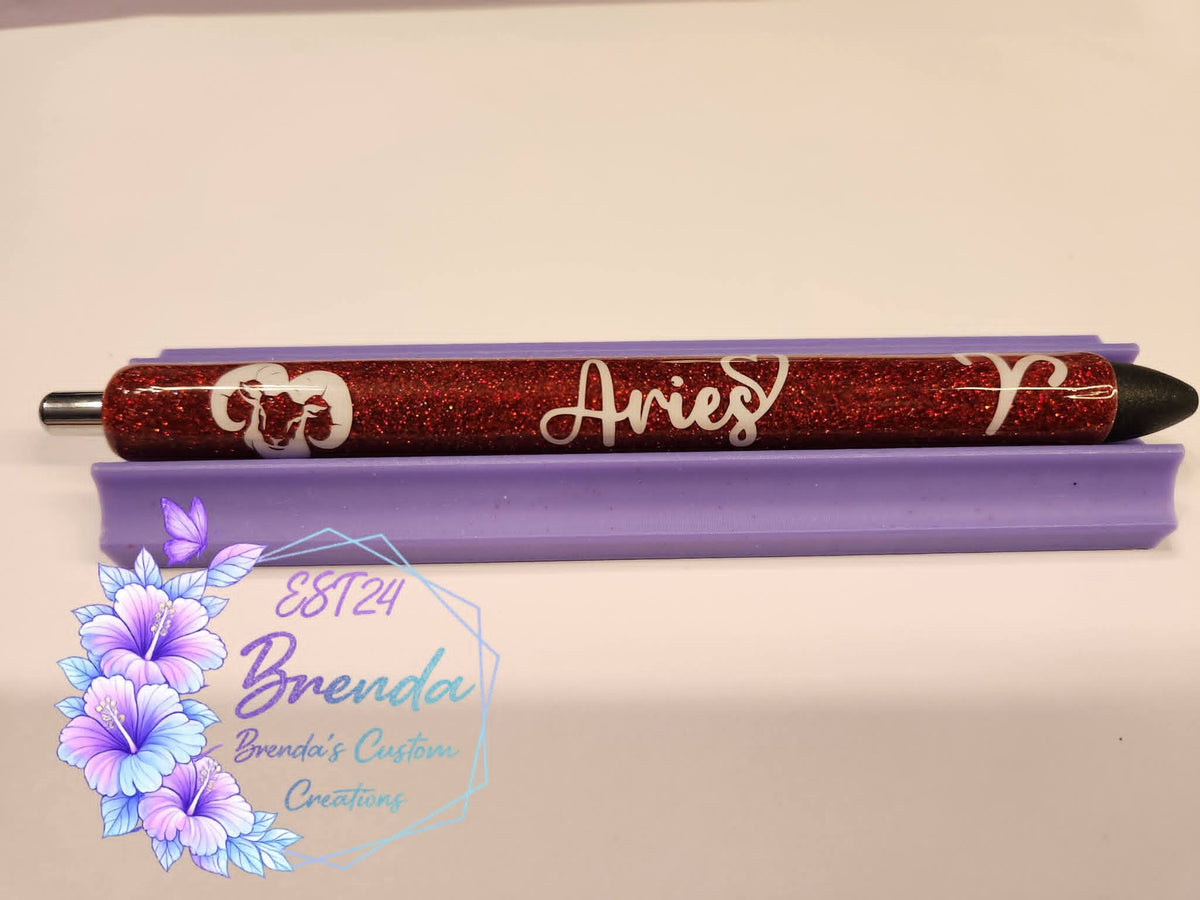 Zodiac Glitter Pen Signs