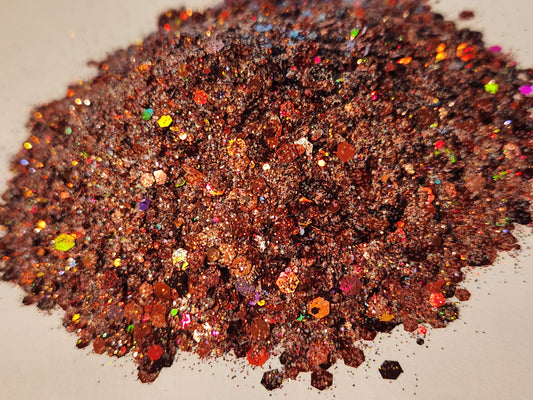 Brenda's Custom Mix: Lava On The Rocks: Glitter #26