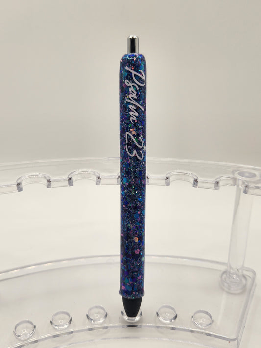Psalm 23 Chunky Blue Pen