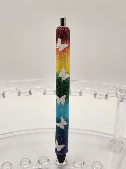 Rainbow Butterfly Pen