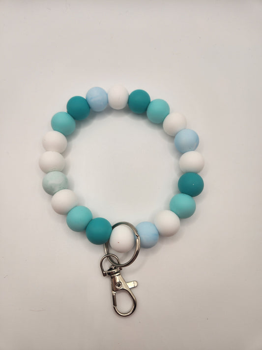 Blue Oasis Wristlet