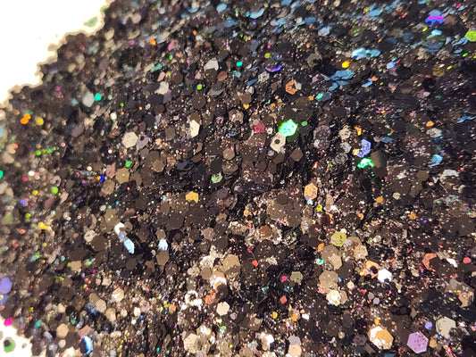 Brenda's Custom Mix: Coal Miner:  Glitter #23