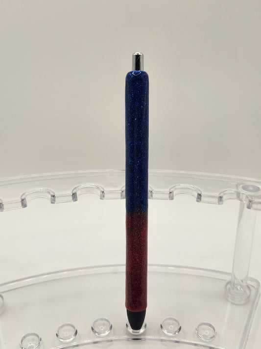 Blue & Red Ombre Pen