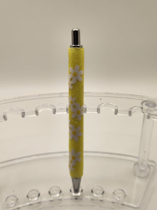Yellow Flower Daisy Pen