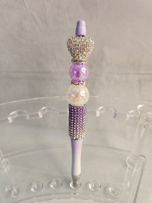 Rhinestone Beaded Pen & Beads