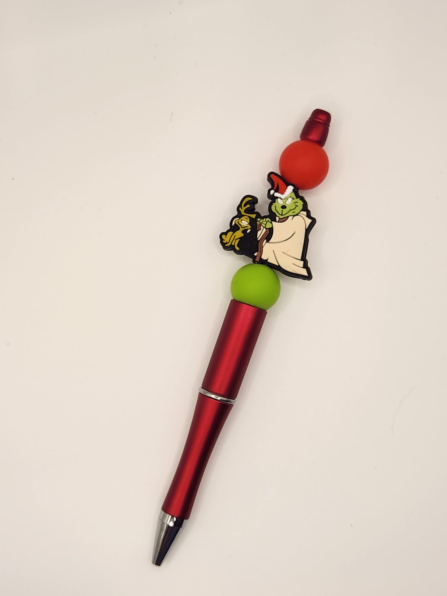 Grinch & Max: Pre-Made Beaded Pen