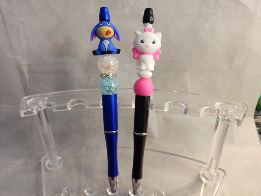 2 Character Beaded Pens