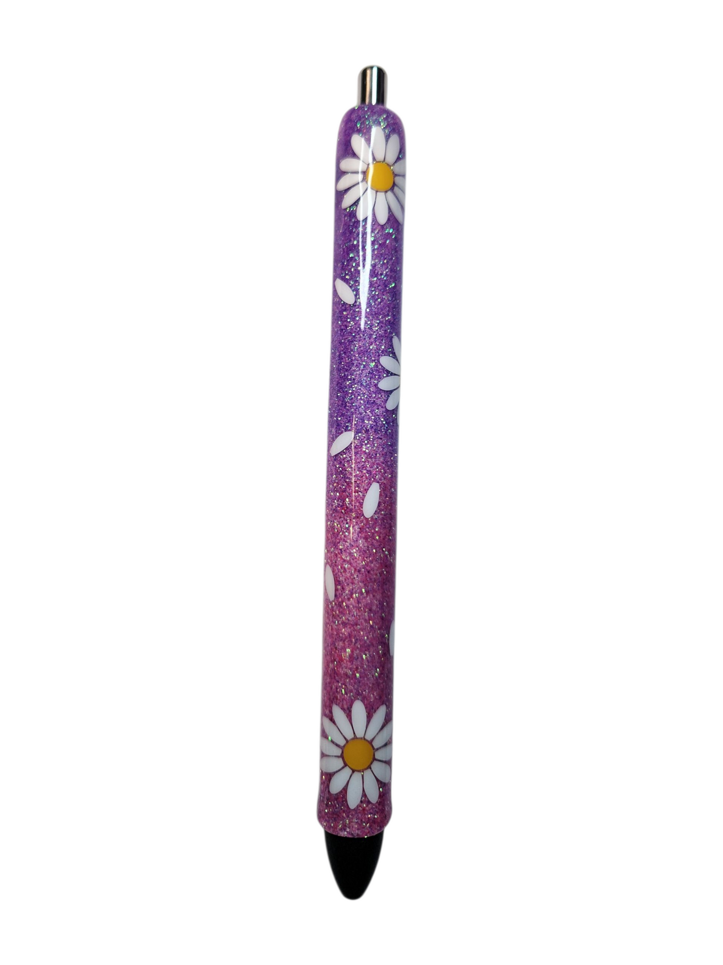 Purple Ombre Falling Daisy Pen