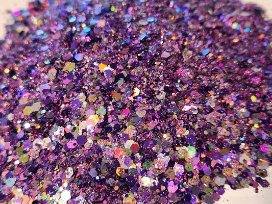 Brenda's Custom Mix: Purple Galaxy: Glitter #18