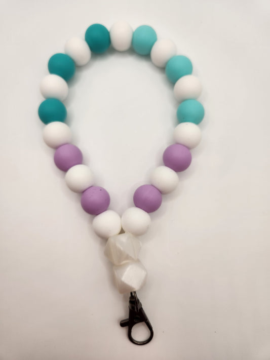 Purple, Blue, & White Phone Holder