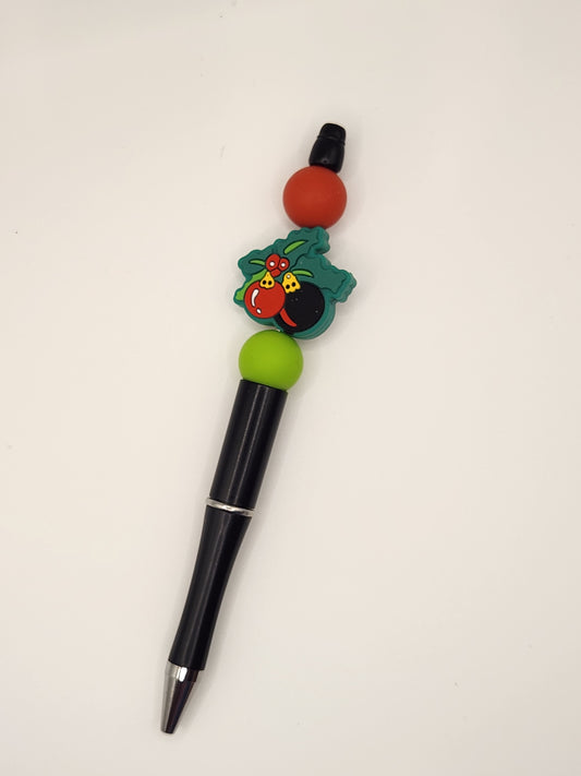 Mistletoe: Pre-Made Beaded Pen