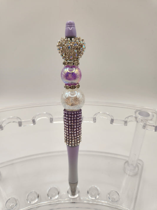 White Heart Rhinestone