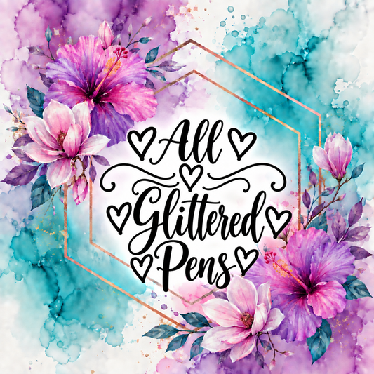 All Glittered Pens