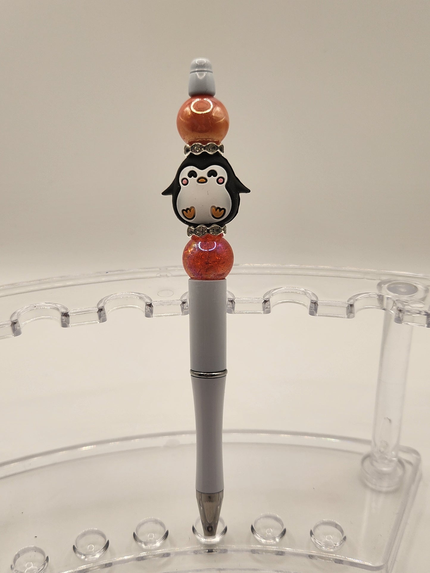 3D Penguin Beaded Pen