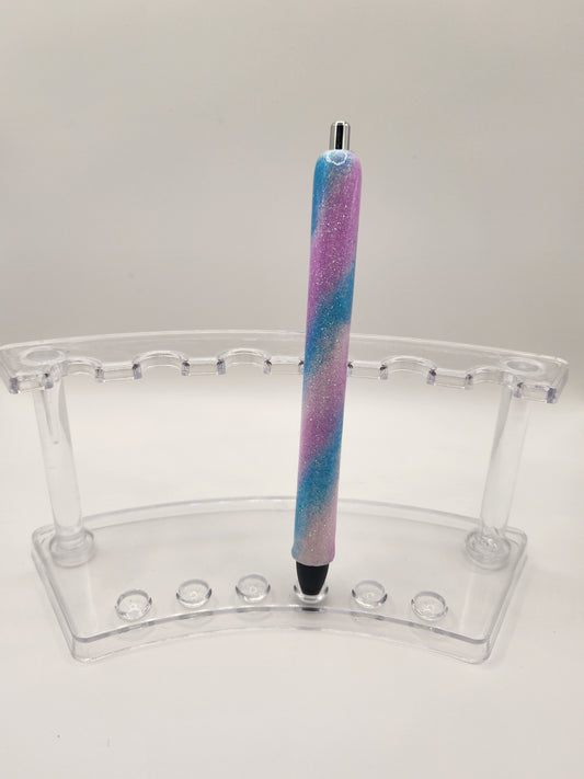 Cotton Candy Swirl Glitter Pen