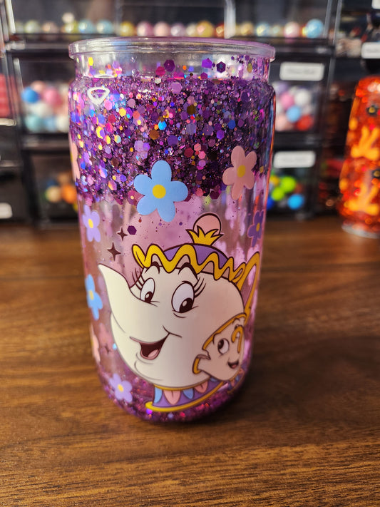 Mrs. Potts Acrylic Snow Globe