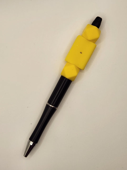 Yellow Book Beaded Pen