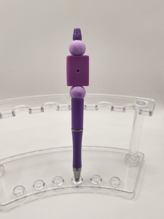 Purple Book Beaded Pen