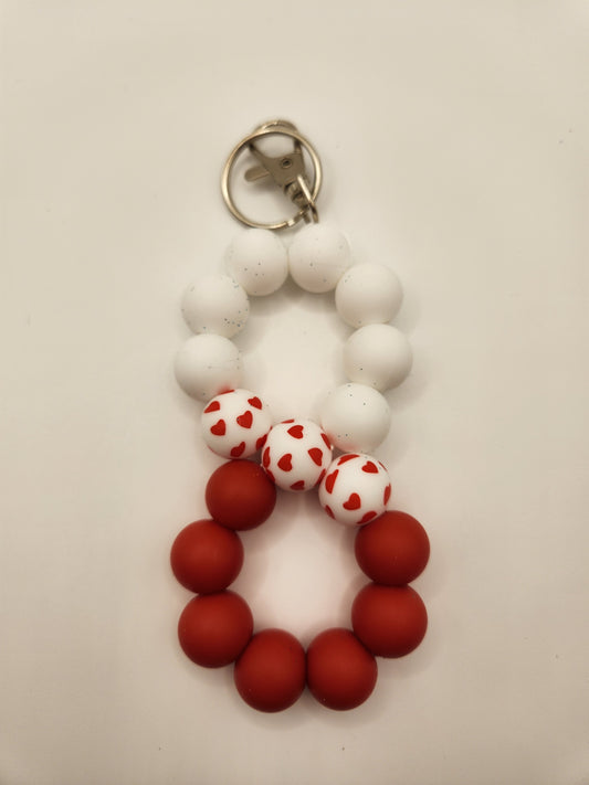Hearts Infinity Keychain
