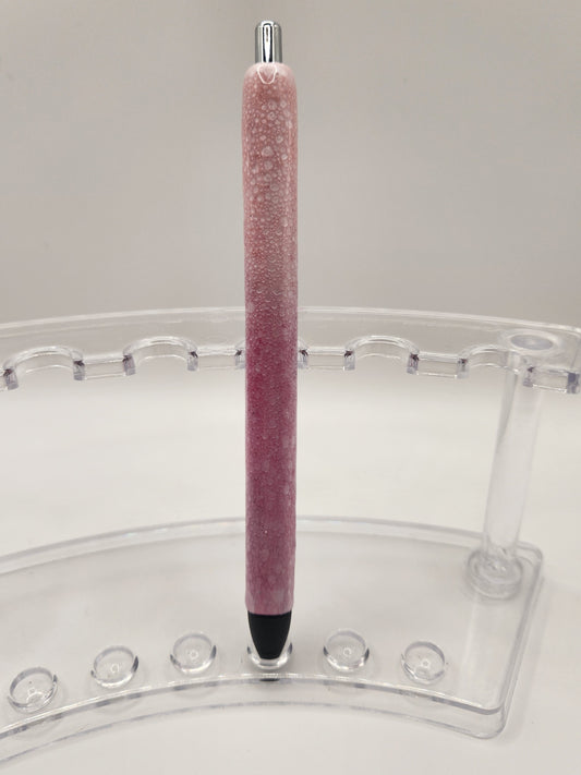 Pink Ombre Dragon Scale Glitter Pen