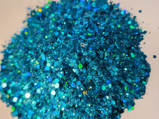 Peacock Blue: Glitter #28