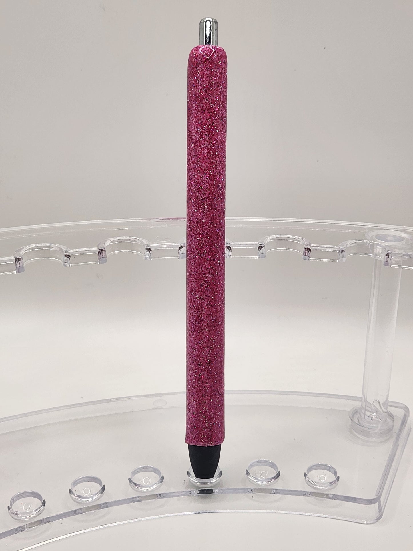 Bright Pink Glitter Pen